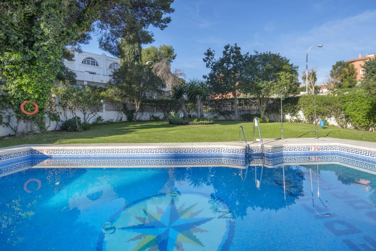 Shiny Studio With Pool & Carihuela Beach At 500M Torremolinos Exterior foto